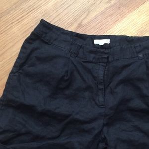 Eileen Fisher black shorts size 10