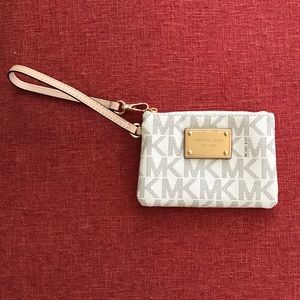 Michael Kors leather wristlet