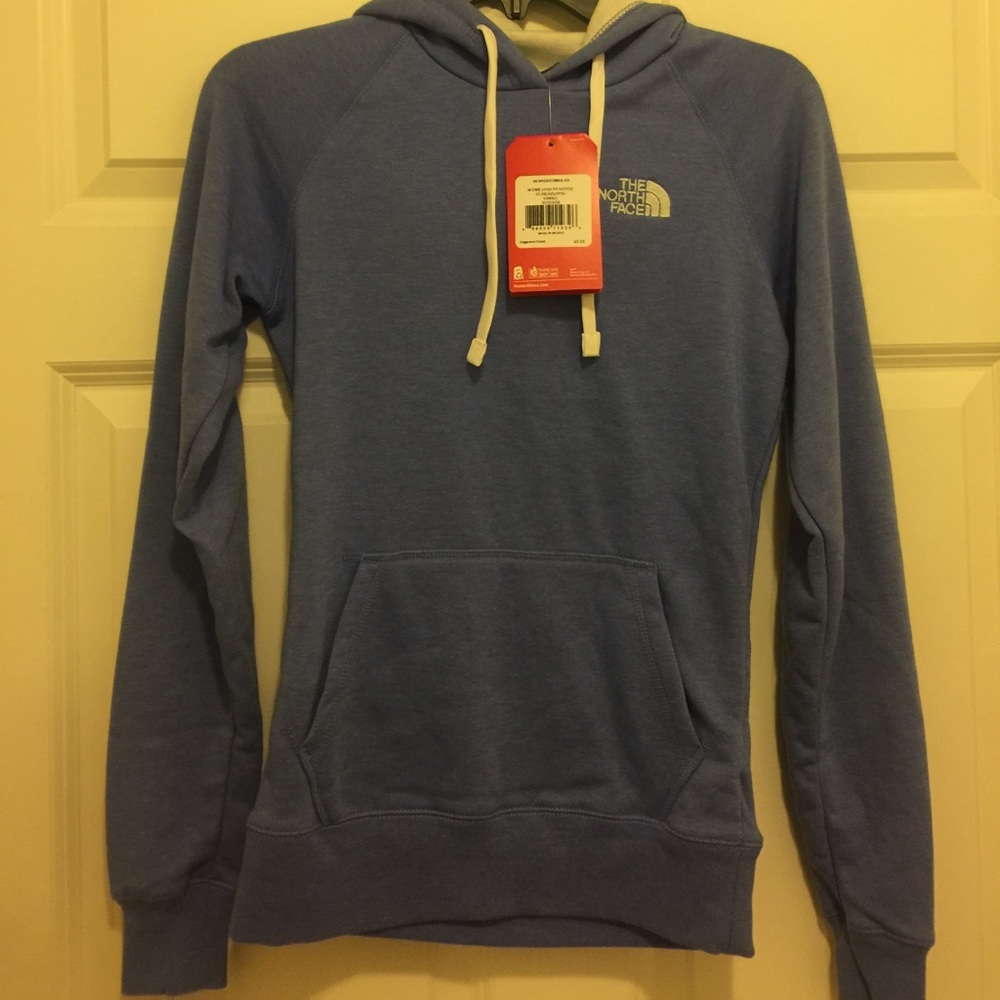 Purple North face Hoodie