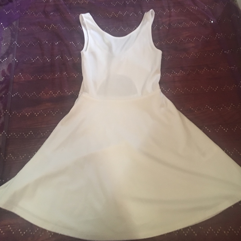H&M White Mini Dress