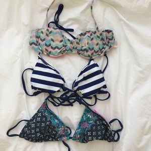 Bikini tops bundle 3 for $25 or $10 each