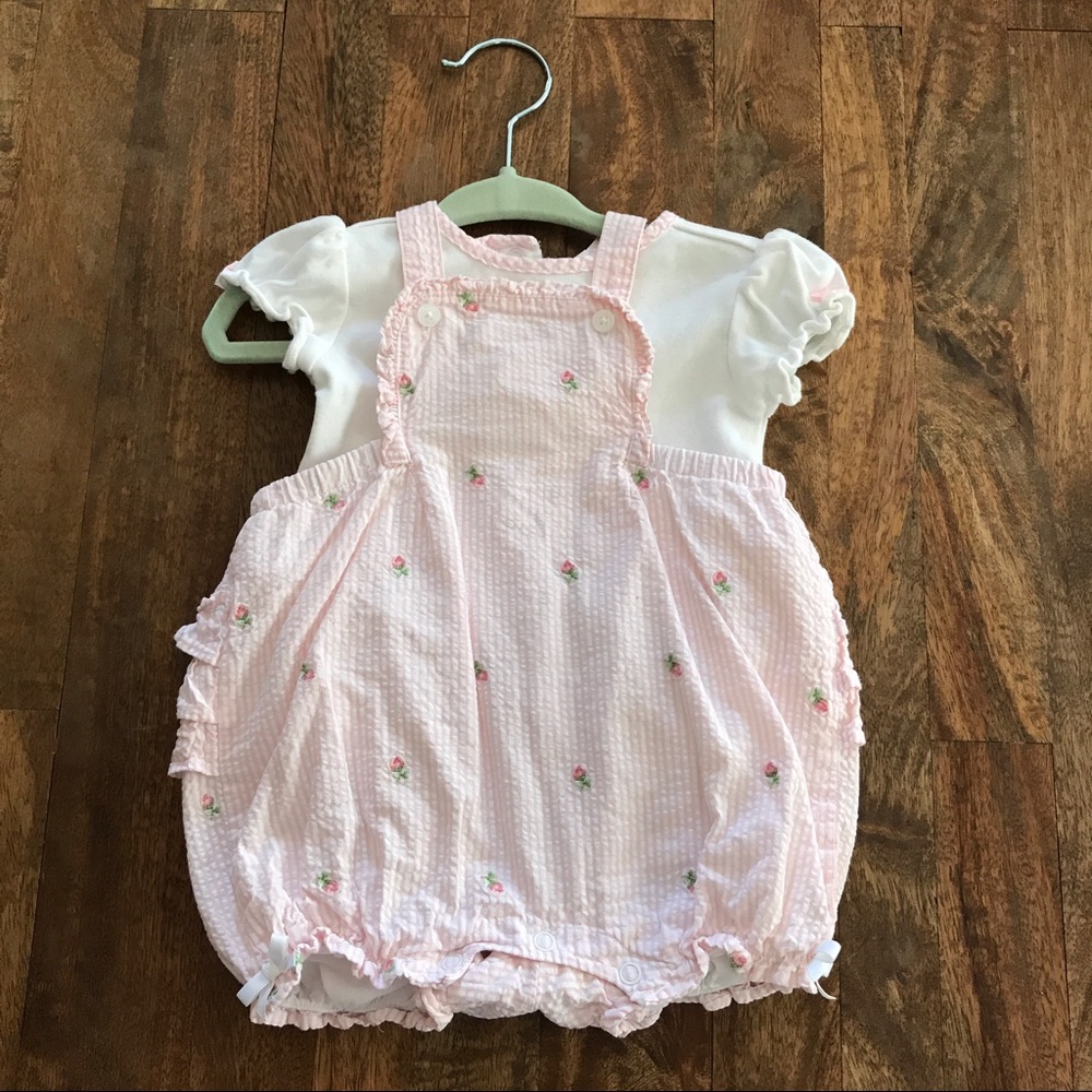 Janie and Jack bubble romper and onesie