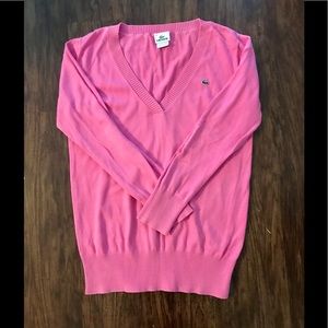 Pink Lacoste sweater