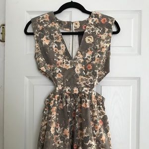 Floral Cutout Garden Dress