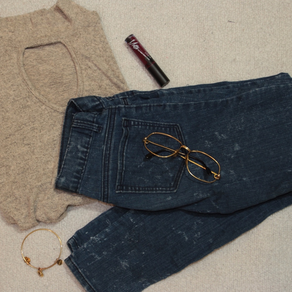 Cropped turtle neck Sweater