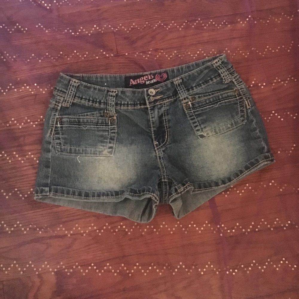Angels Jean Denim Shorts