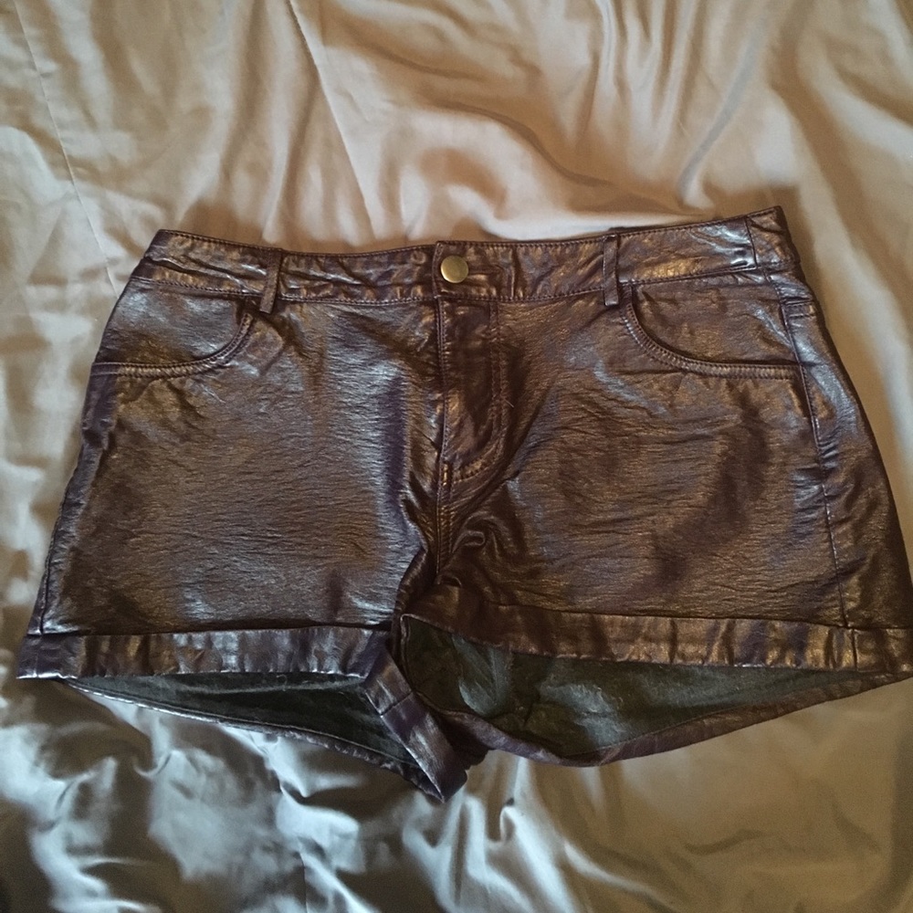 Forever 21 Faux leather shorts