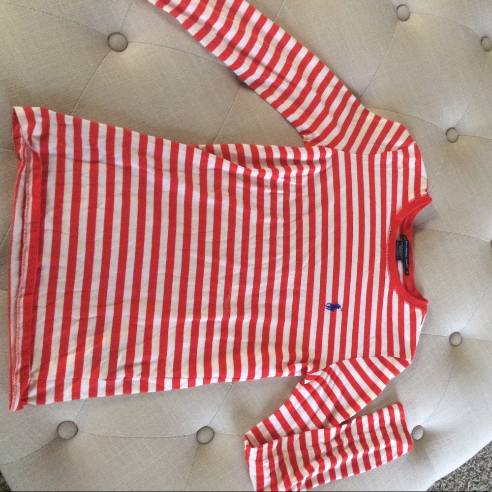 Striped polo long sleeve