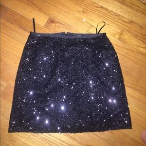 Jcrew sequin skirt