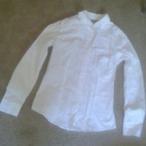 Classic white button down