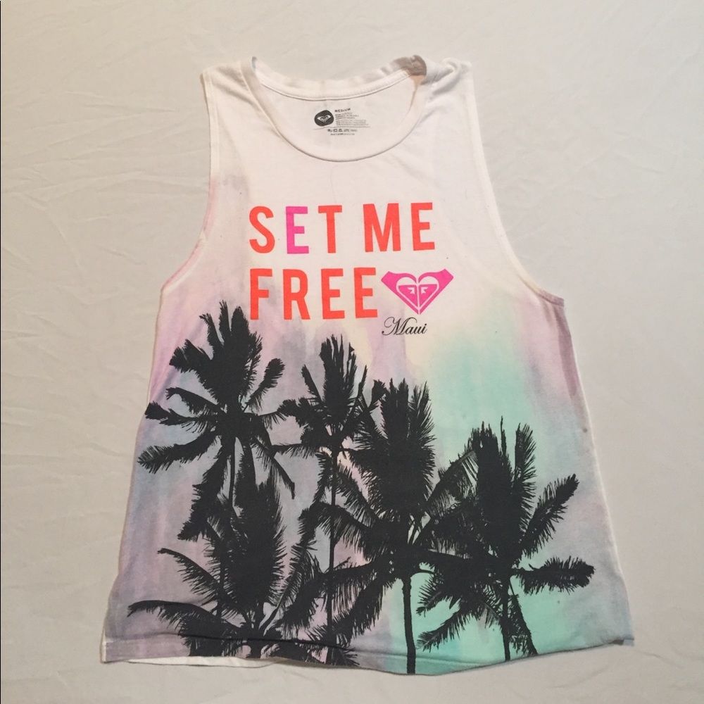 Roxy "set me free" Maui tank top