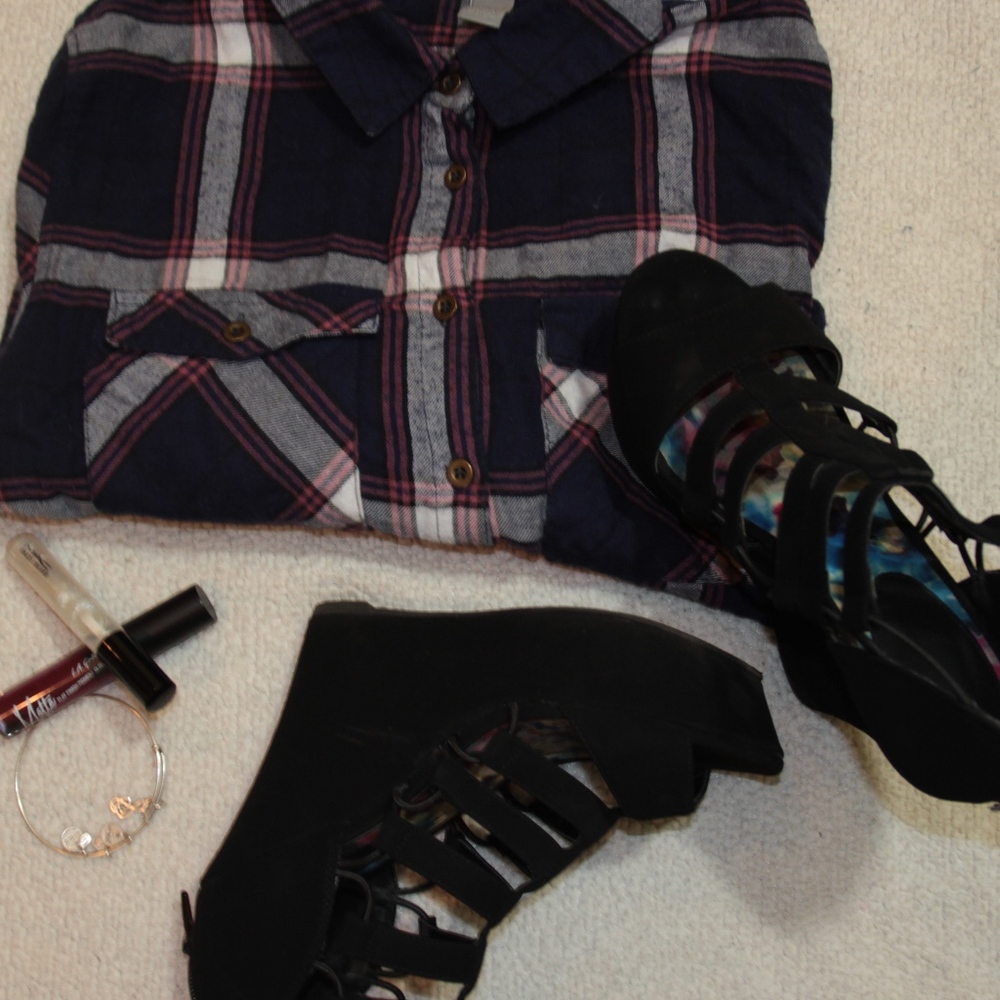 Plaid Crop Top