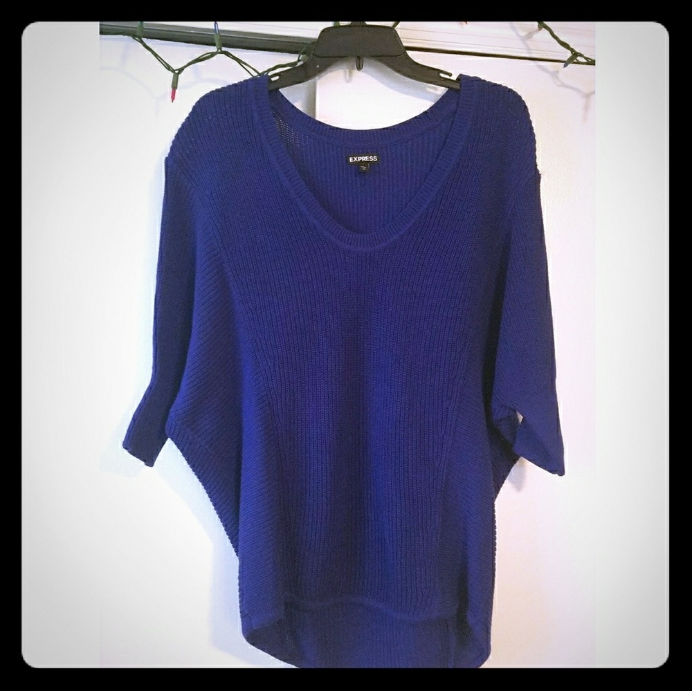 Cobalt Blue Dolman sweater