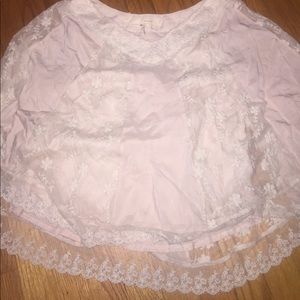 Lace top from anthropology