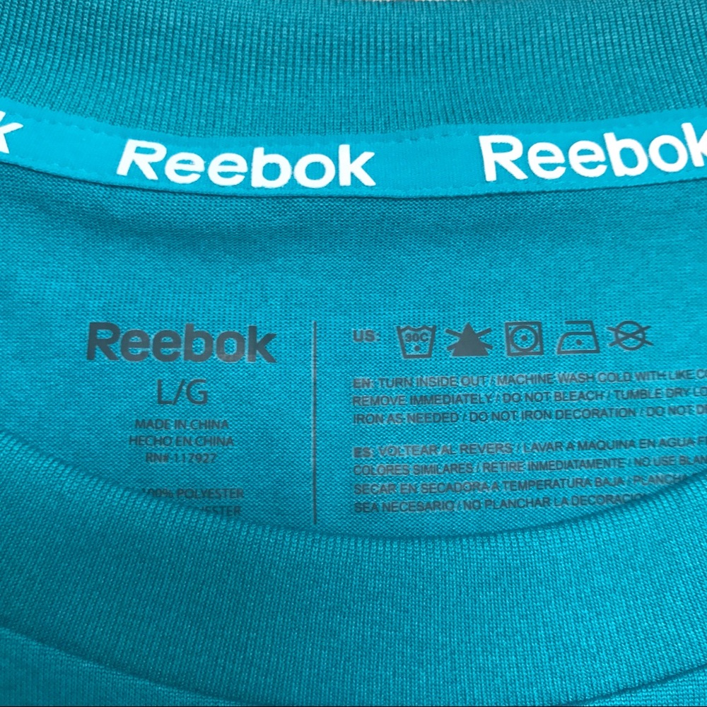 ❤️SALE❤️ NWT- Reebok Performance/Sport, Turquoise - Picture 2 of 4