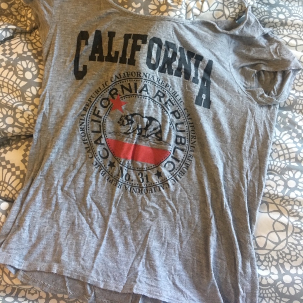 Open back California shirt