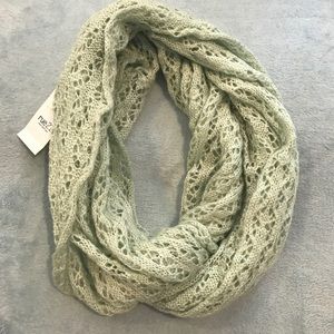 Rue 21 Pale Green Knit Infinity Scarf