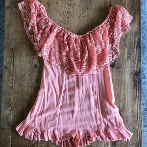 Kimichi Blue lace romper
