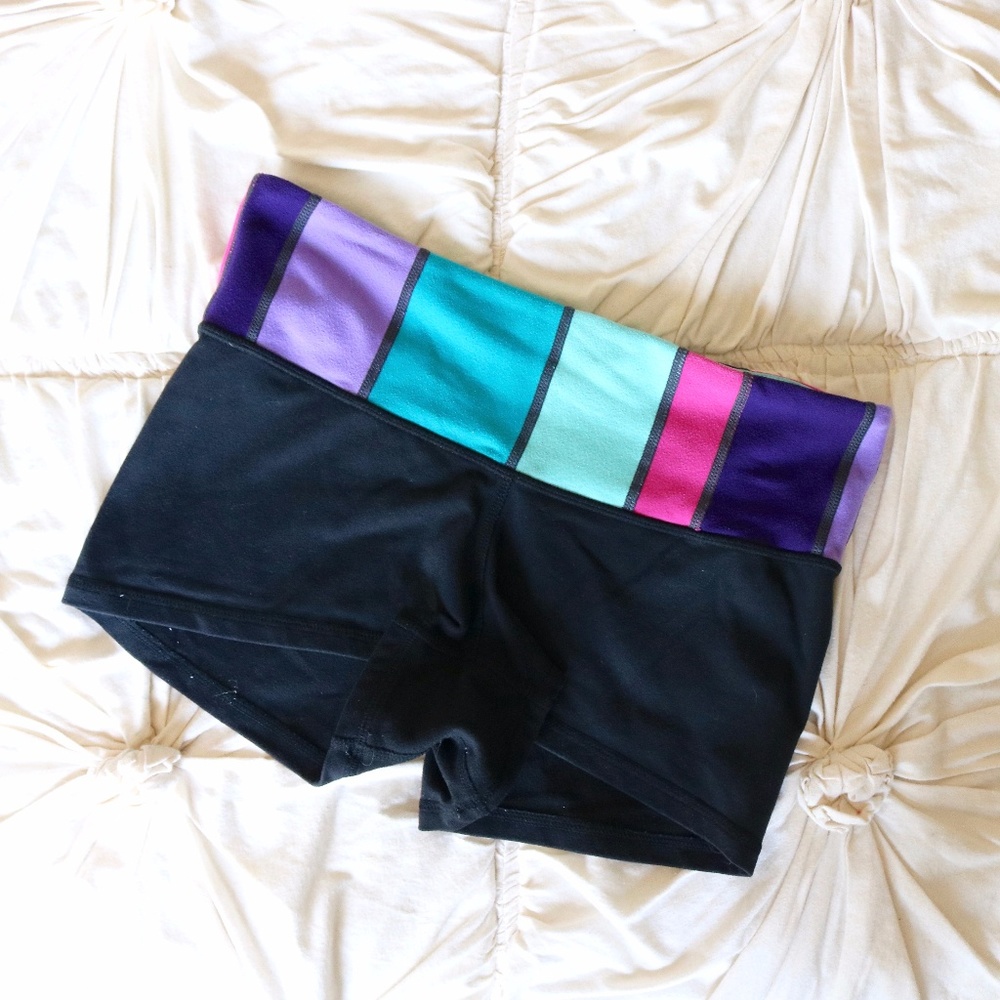 Lululemon Reversible Spandex Shorts (Size 2)