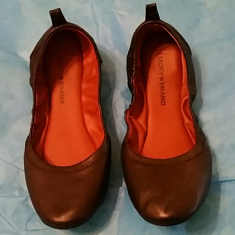 Lucky Brand black ballet flats