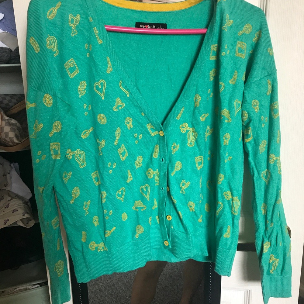 green knit for woman