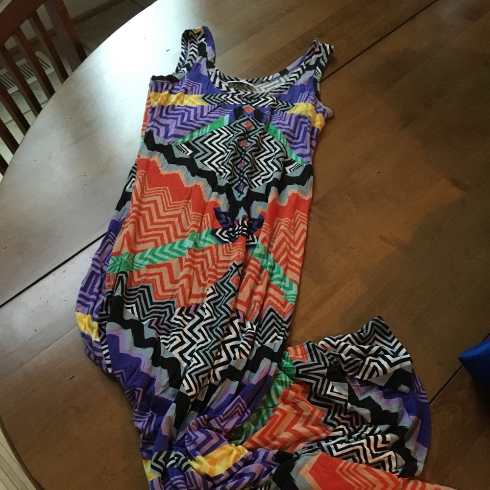 Comfortable and edgy maxi dress