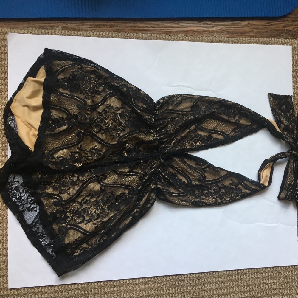 Lace Halter Romper