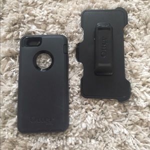 Black Otterbox Defender