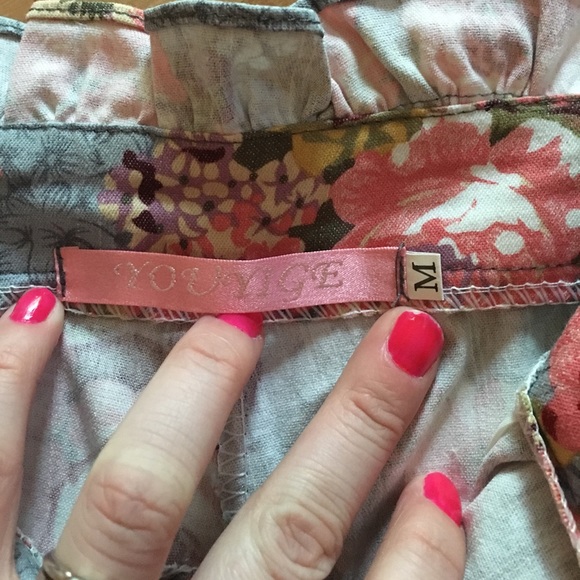 XX DONATED XX Floral boutique ruffle bow shorts - Picture 4 of 5