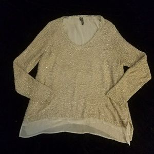 Sweater with Sparkle Accents