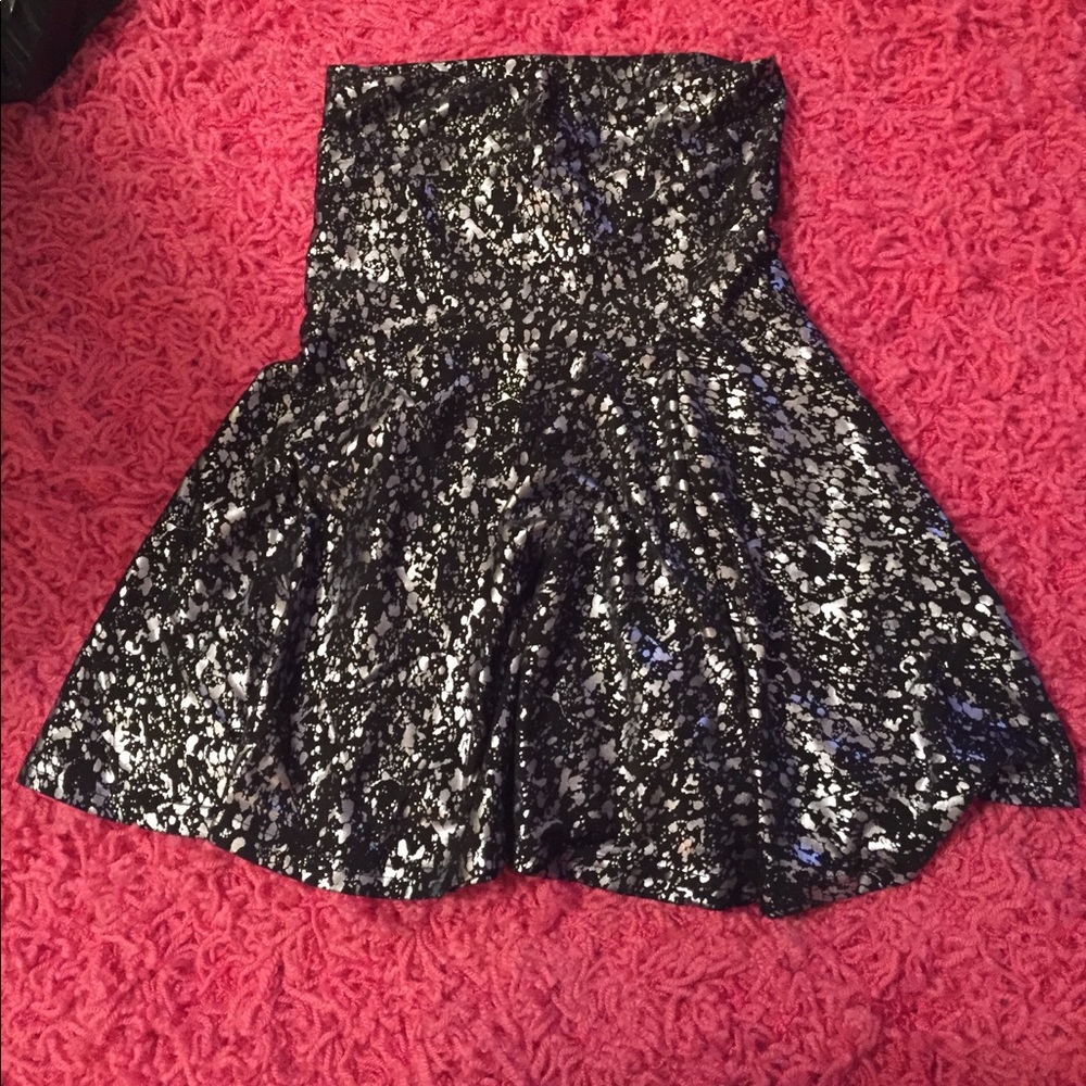 American Apparel splatter paint skirt