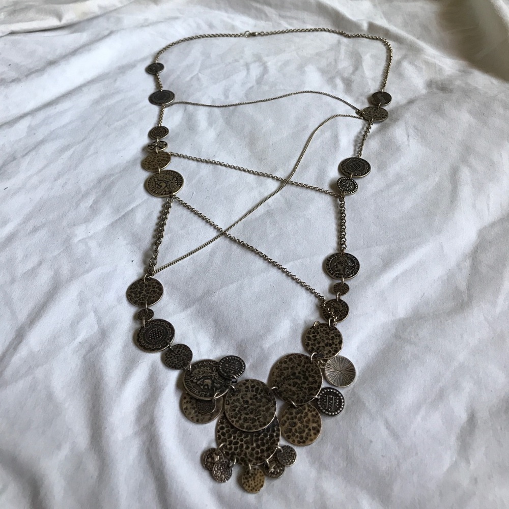 Long Coin Necklace- Banana Republic