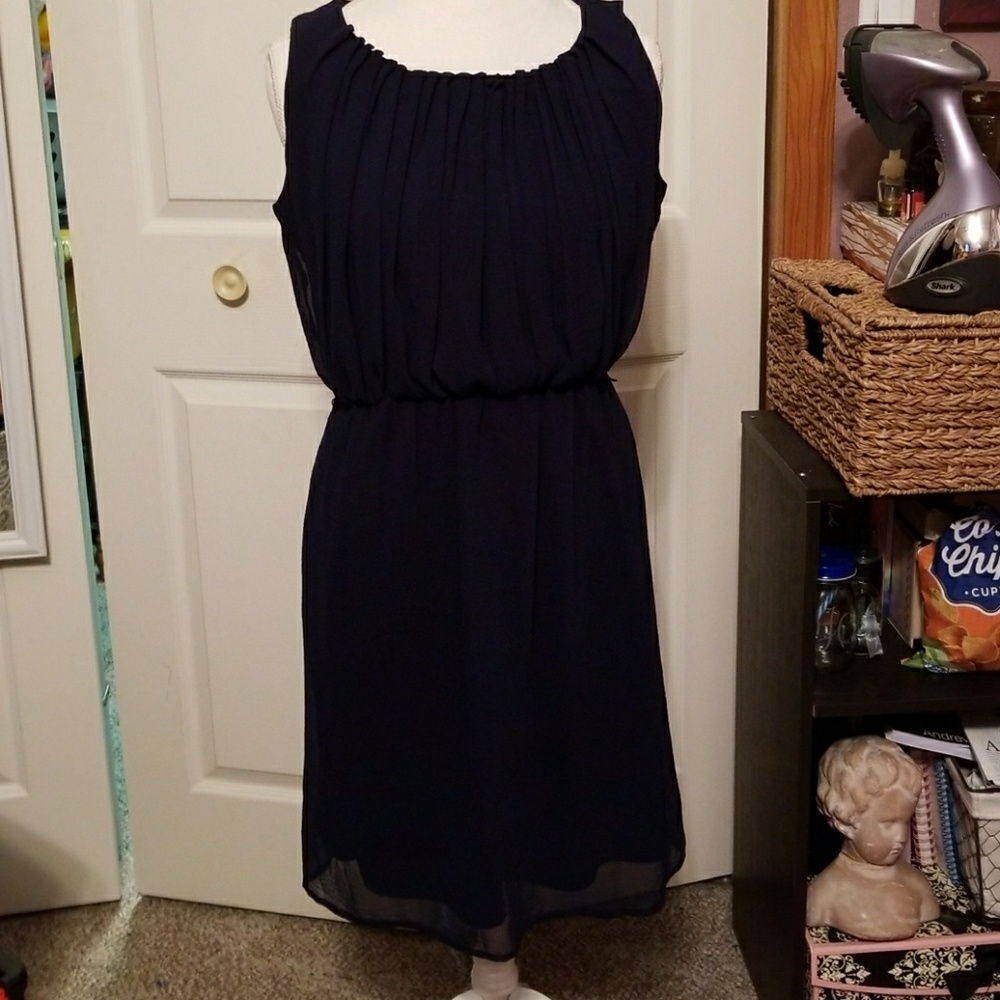 SoHO mididress sleeveless navy