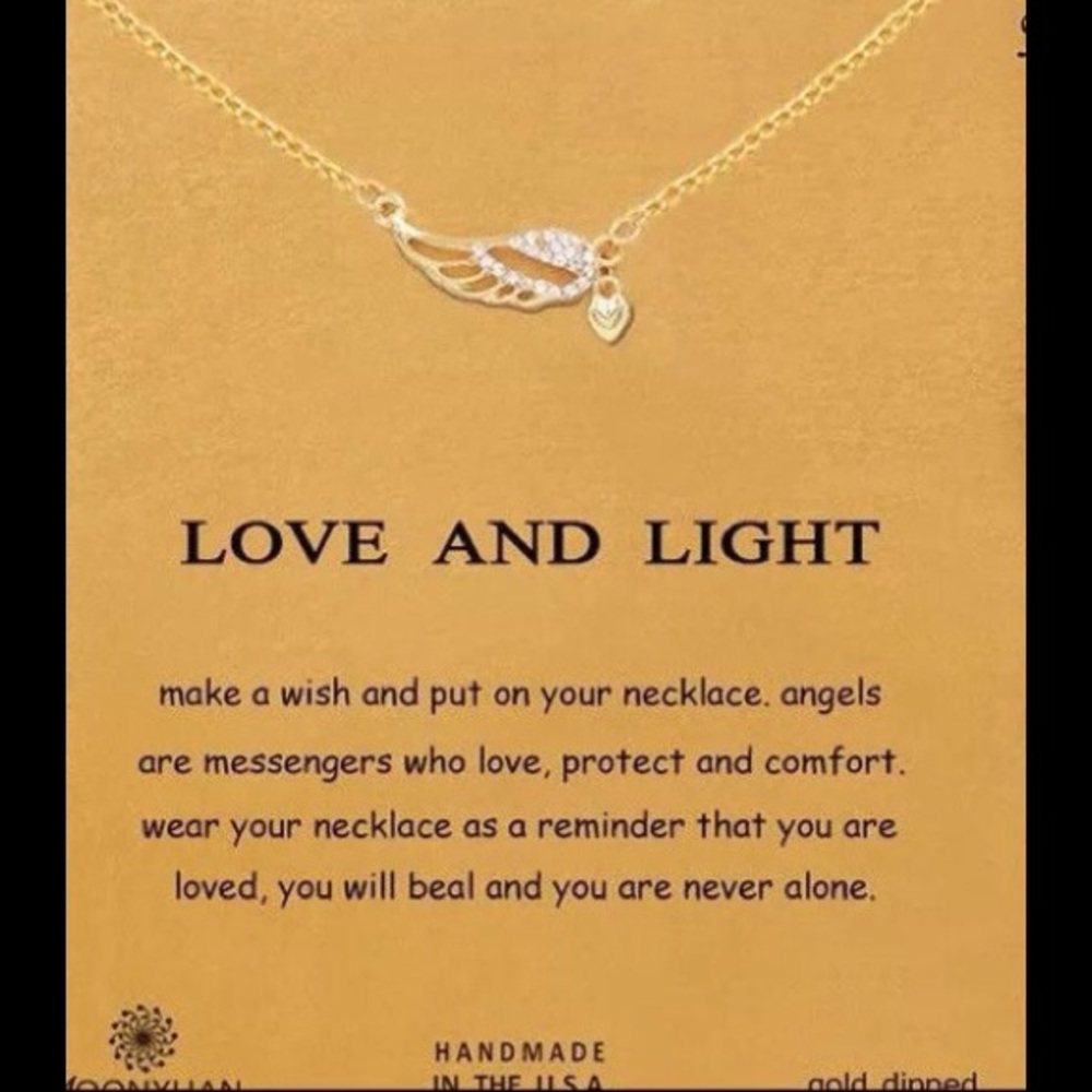 Wins Love & Light Rhinestone Necklace