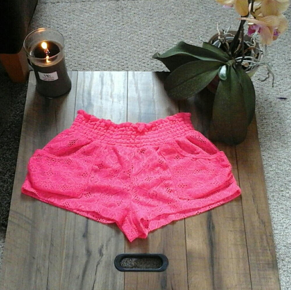 Swimsuit Cover up Shorts Lace