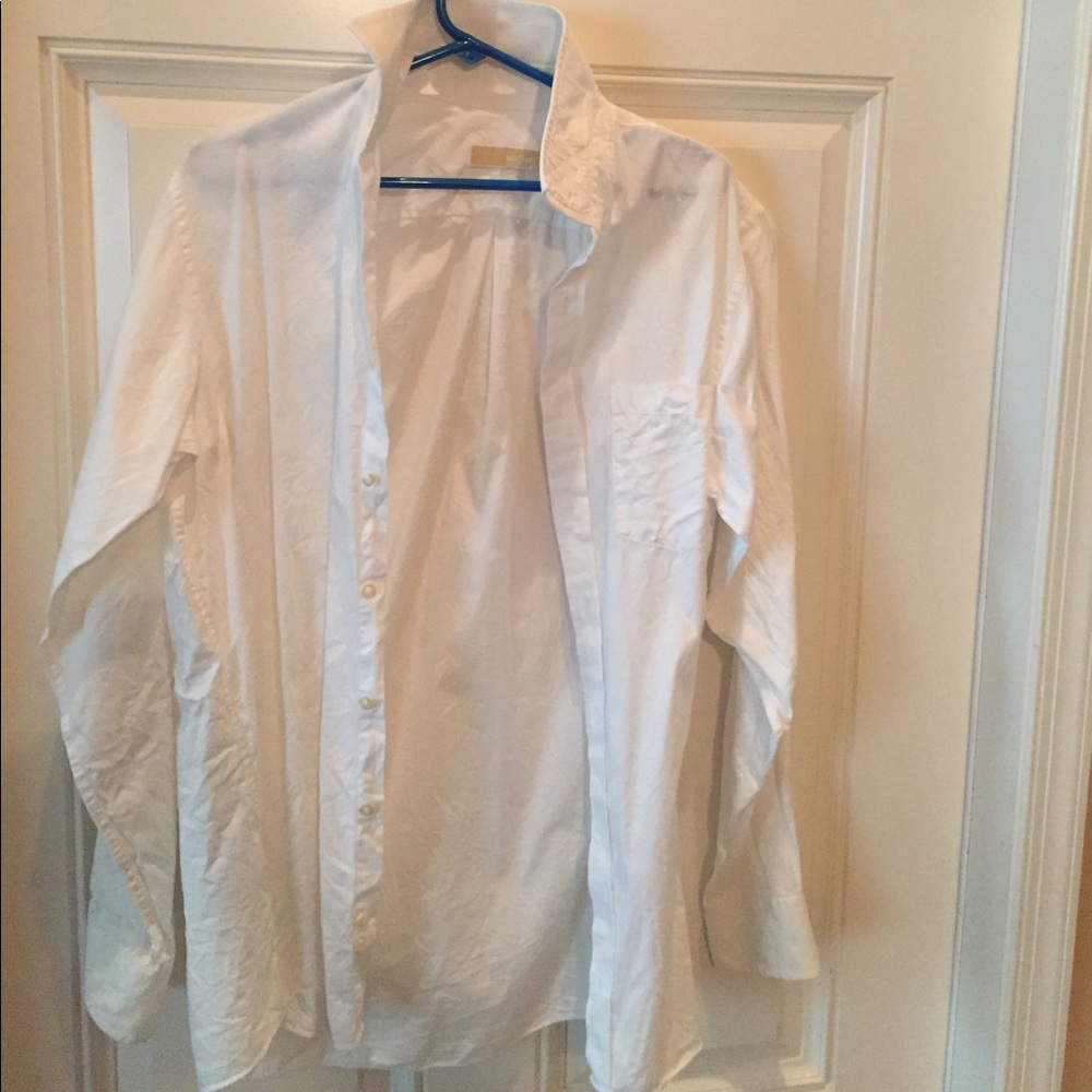 White long sleeve button downs