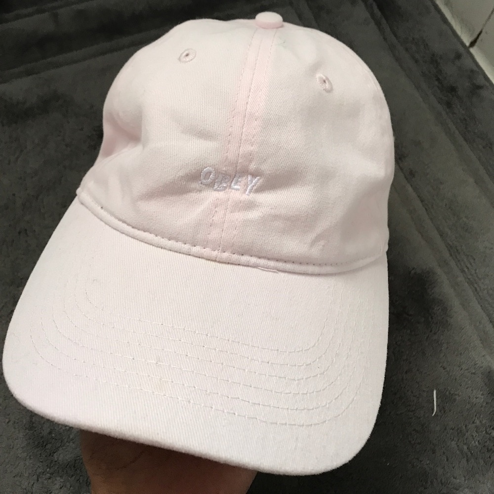 Baby Pink Obey Hat