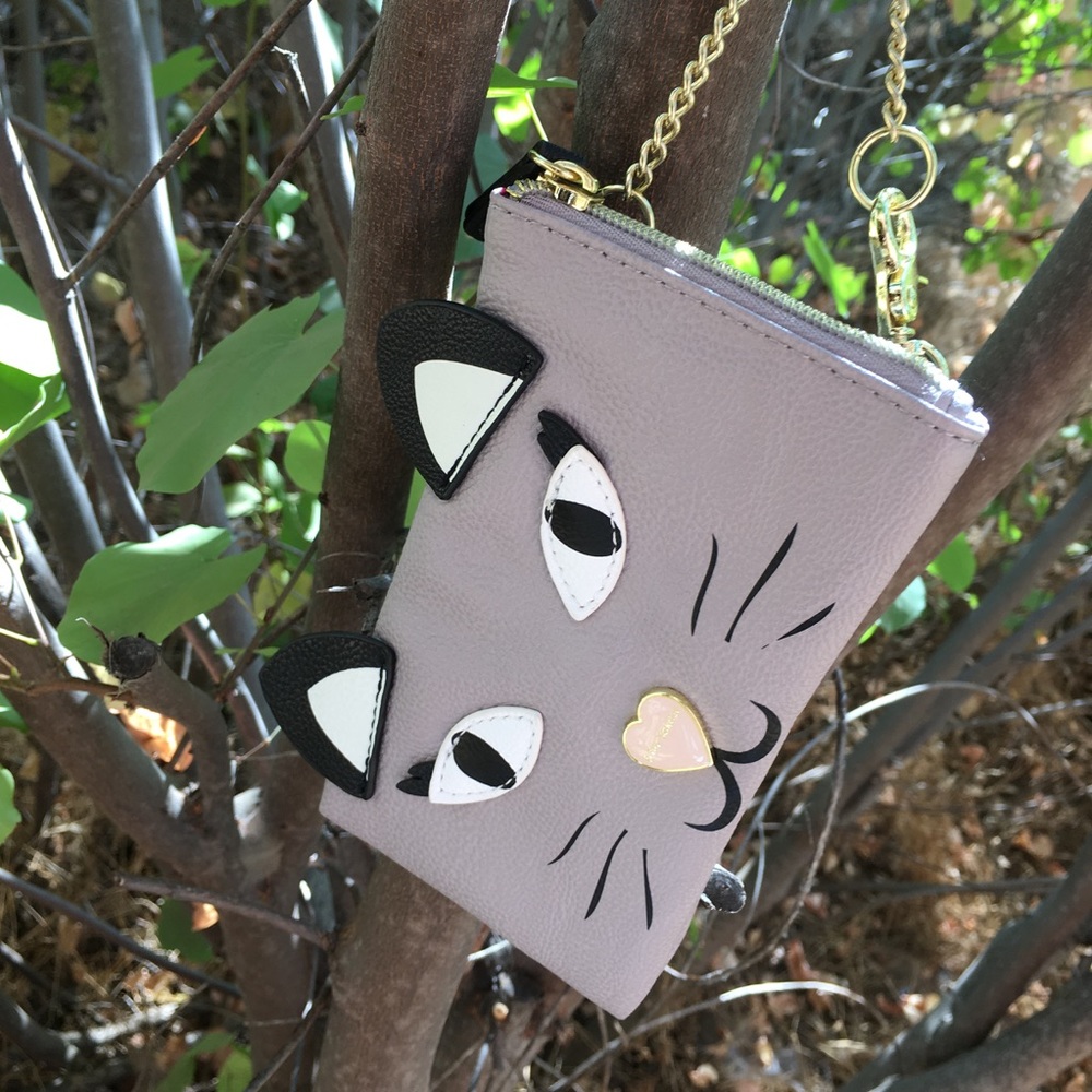 NEW Betsey Johnson Cat phone or glass case