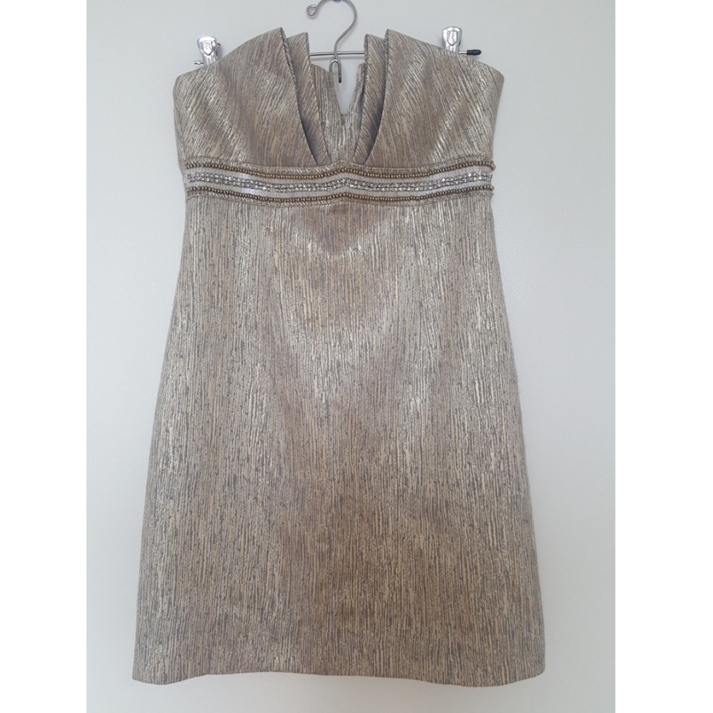 Laundry by Shelli Segal Gold Dress