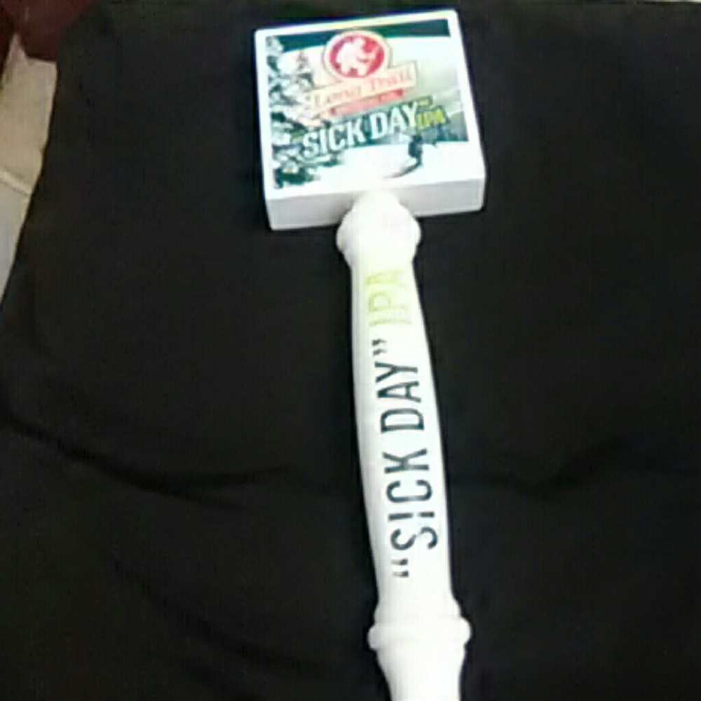 Long trail brewing co sick day ipa tap handle!