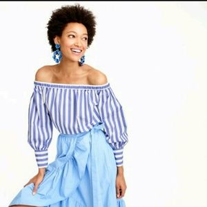NEW J.Crew Collection Thomas Mason Off Shoulder 8!