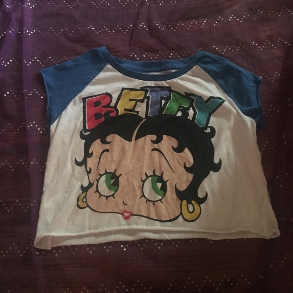 Betty BOOP Graphic Cropped Tee