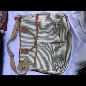 Skip hop baby diaper bag French stripe