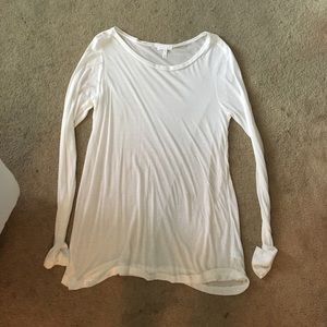 Leith white long sleeve