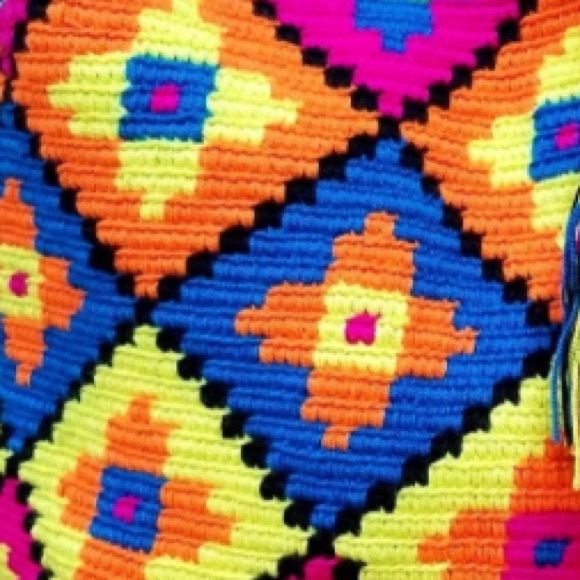 NWOT HANDMADE WAYUU HANDBAG BOHEMIAN TOTE Chic - Picture 2 of 3