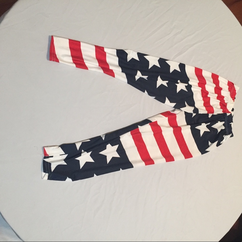 American flag leggings