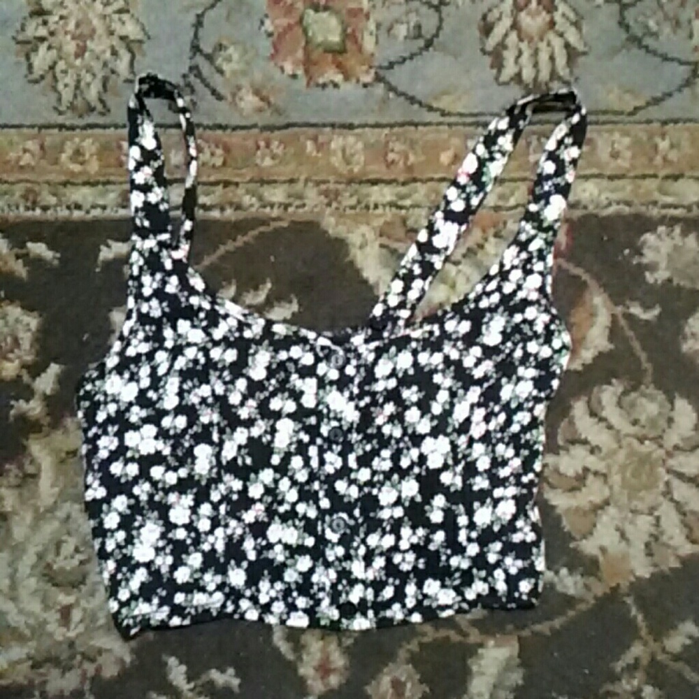 Floral crop top