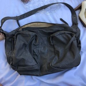 Grey satchel large