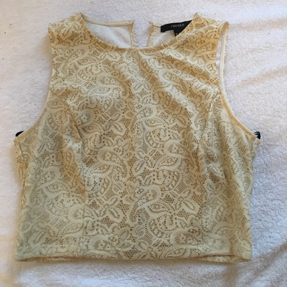 Brand new lace crop top