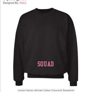 Black squad sweaters